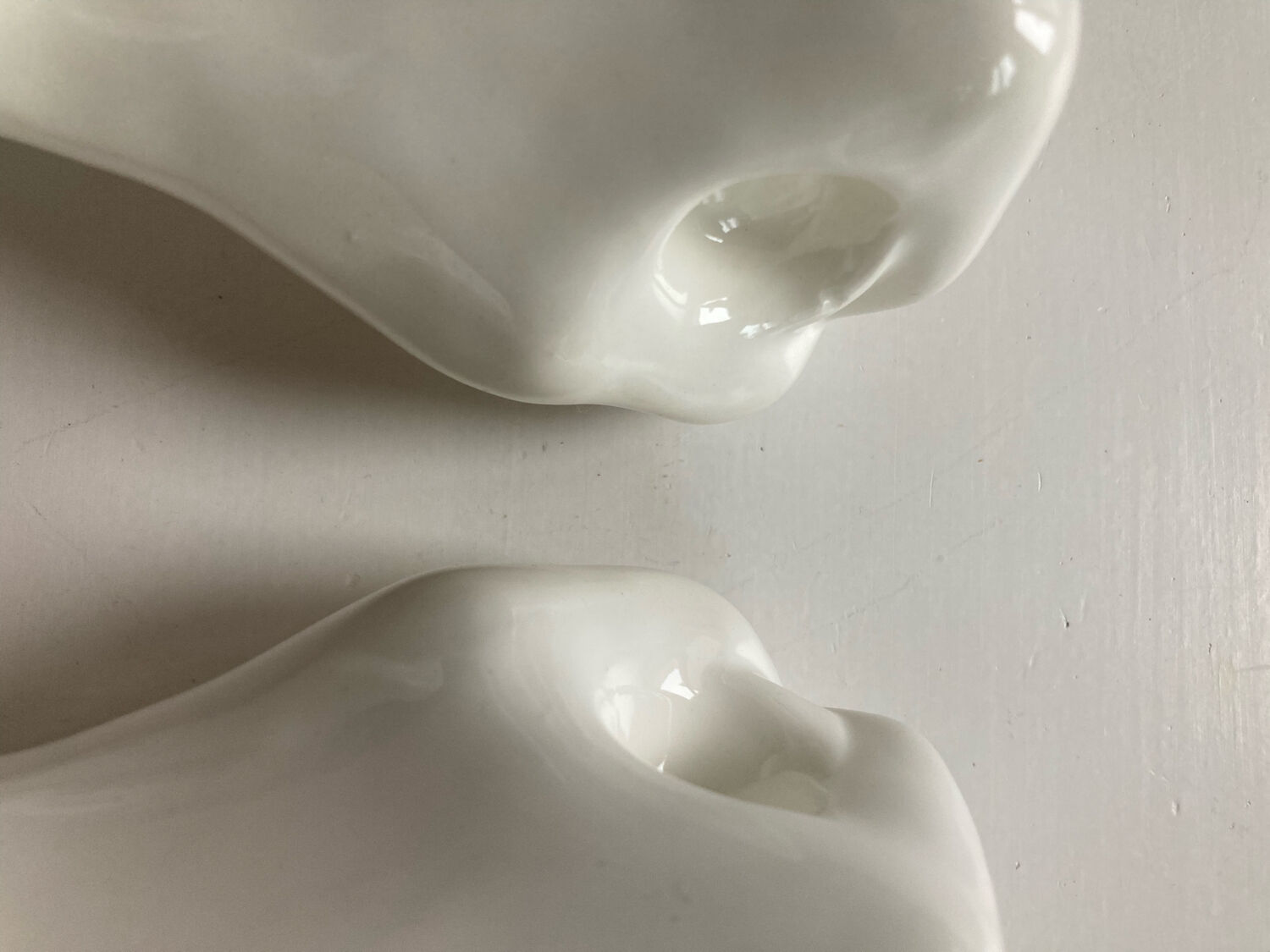 Vintage ceramic hand pair