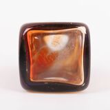 Art glass vase by Michael Harris for Mdina Maltese