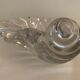 Empty crystal pocket in the shape of a shell