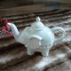 Elephant porcelain teapot
