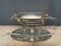 Antique heated plate in silver-plated metal "CRESCENT SILVER MFG CO."