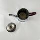 Vintage chrome-plated metal and bakelite coffee set, 1940s/50s