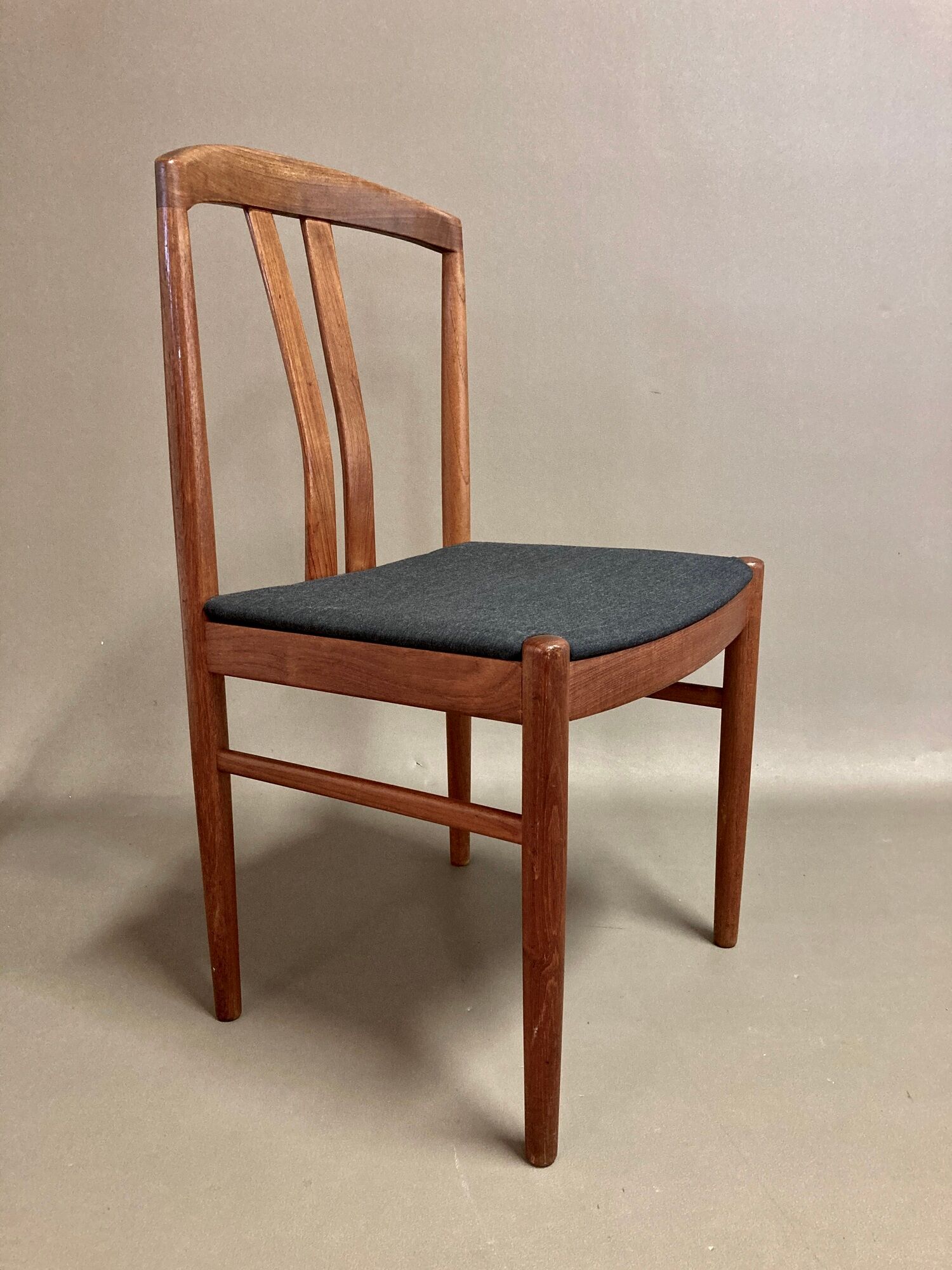 Set of 4 scandinavian chairs teak stamp Johansson Sweden 1950