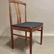 Set of 4 scandinavian chairs teak stamp Johansson Sweden 1950