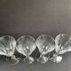 4 Saint Louis wine glasses Cerdagne service