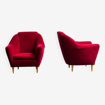 Pair armchairs 50