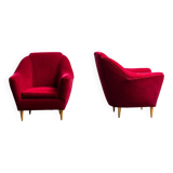 Pair armchairs 50