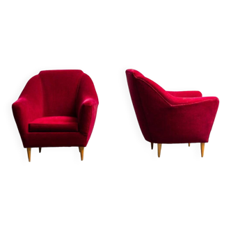 Pair armchairs 50