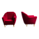 Pair armchairs 50