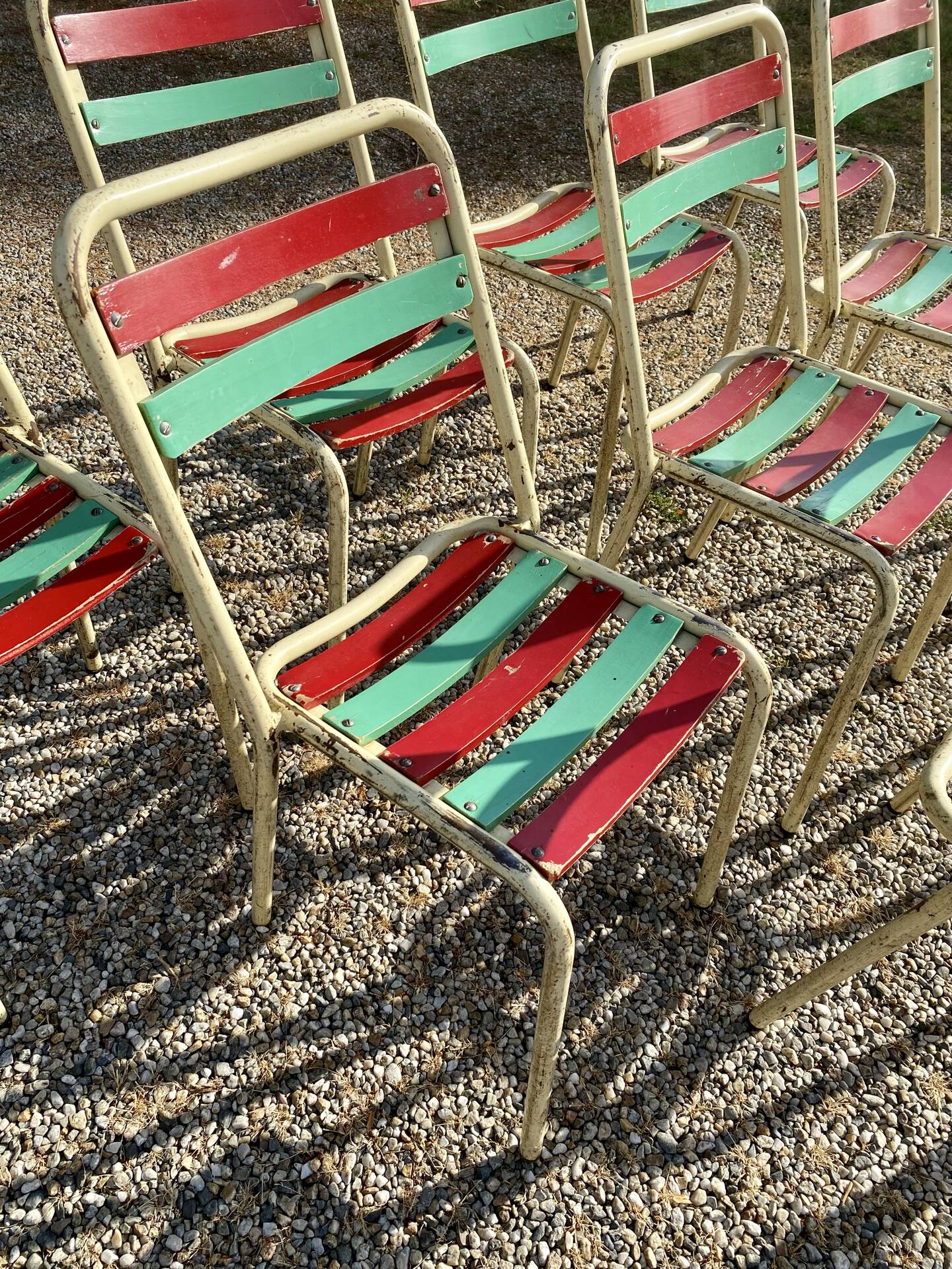 Chaises Tolix