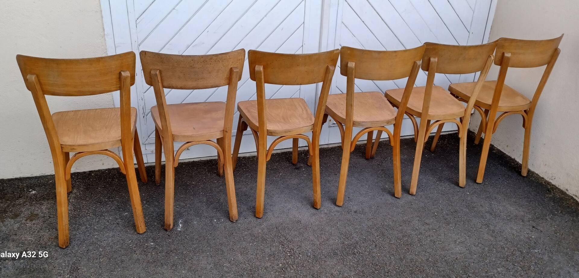 Lot de 6 chaises bistrot Baumann