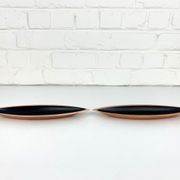 Pair of scandinavian copper cups or bowls ystad metall, design gunnar ander, sweden