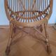 Rattan basket armchair