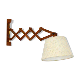 Scandinavian accordion lamp 1950s