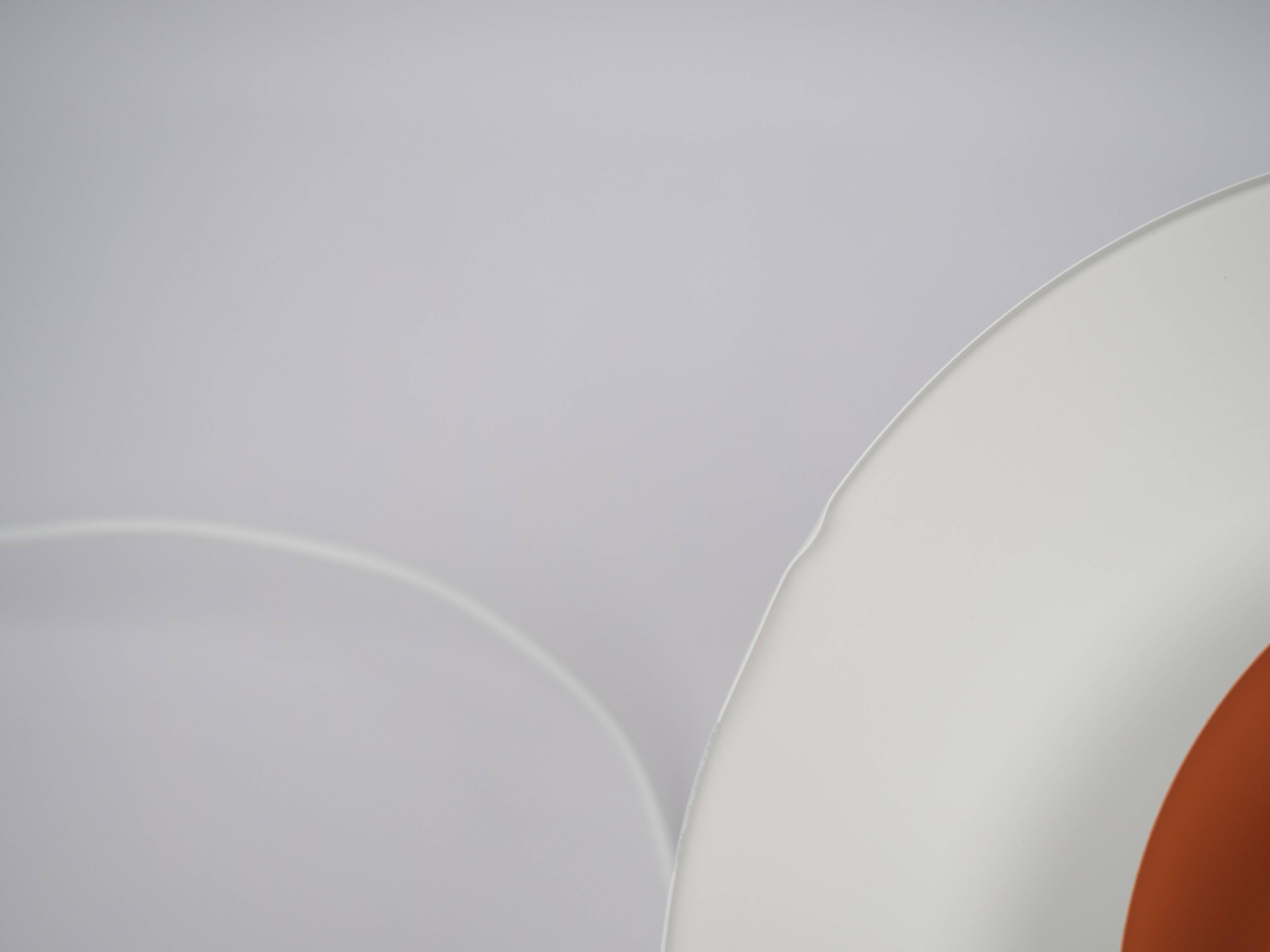 Danish vintage pendant lamp Sofie by Kurt Wiborg, Jeka, 1980s