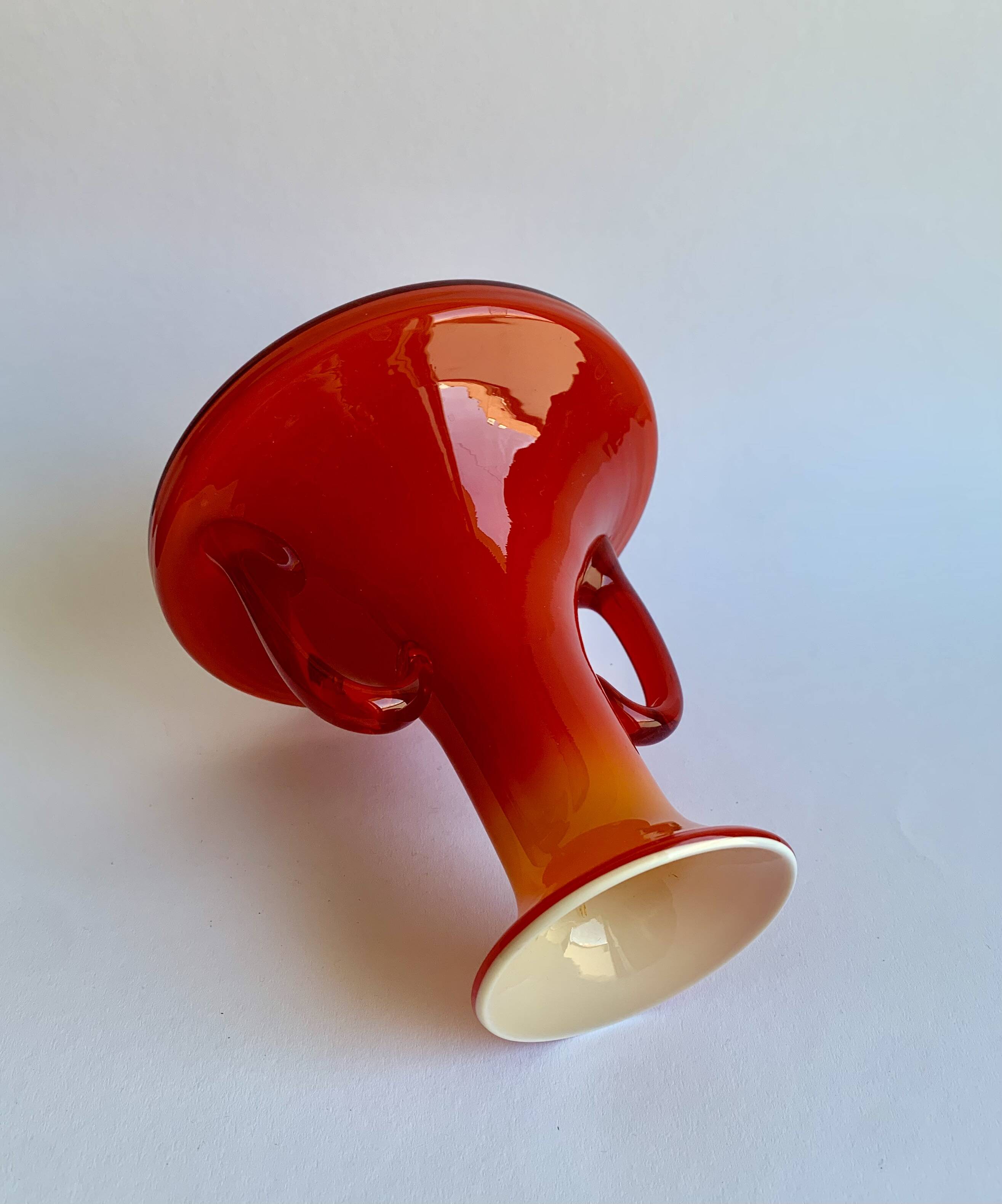 Vintage Glass Vase – 1970s