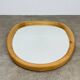 Scandinavian style wooden rim rearview mirror