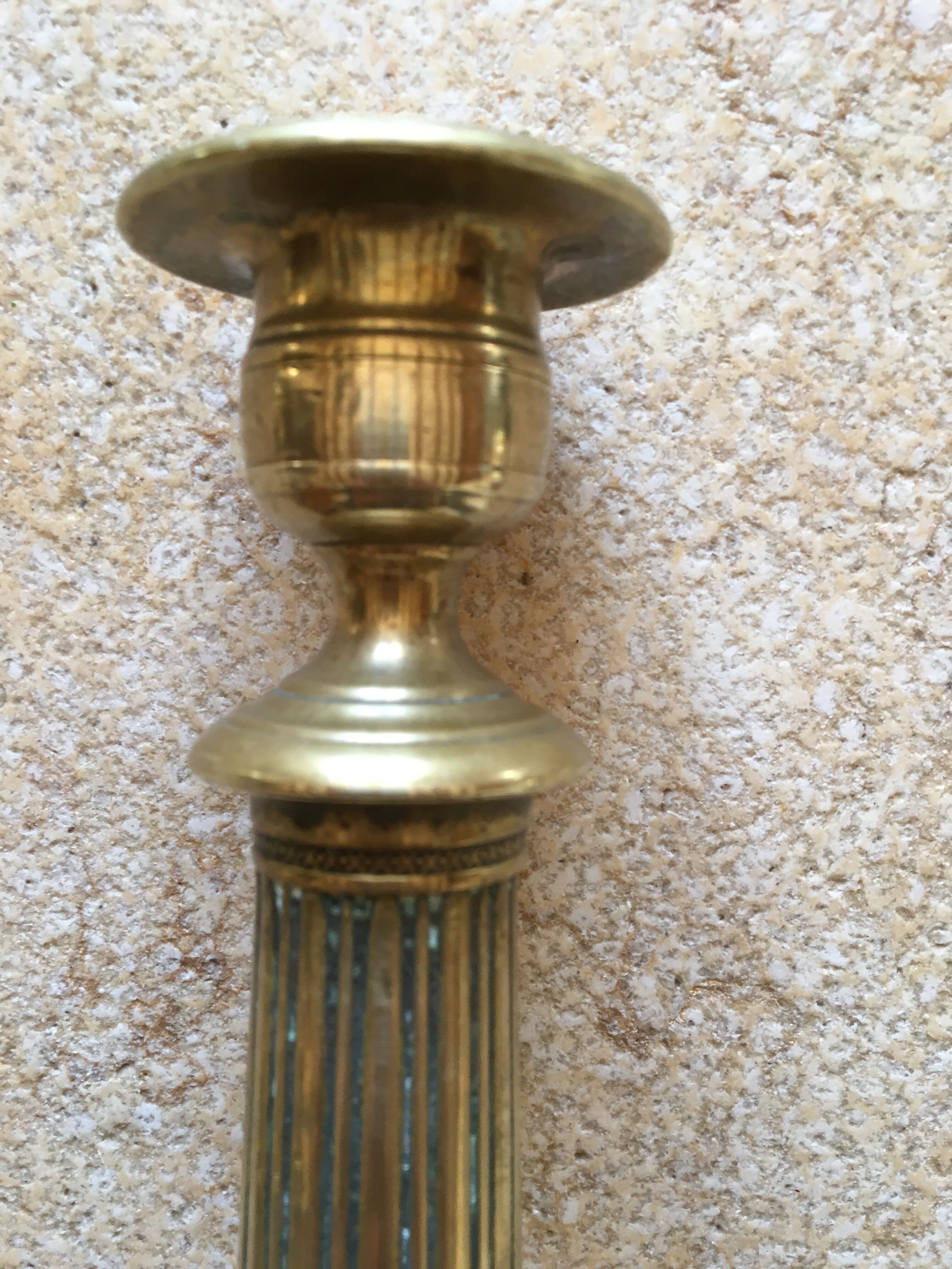 Brass candlestick