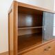 Vintage 1950s wooden display cabinet