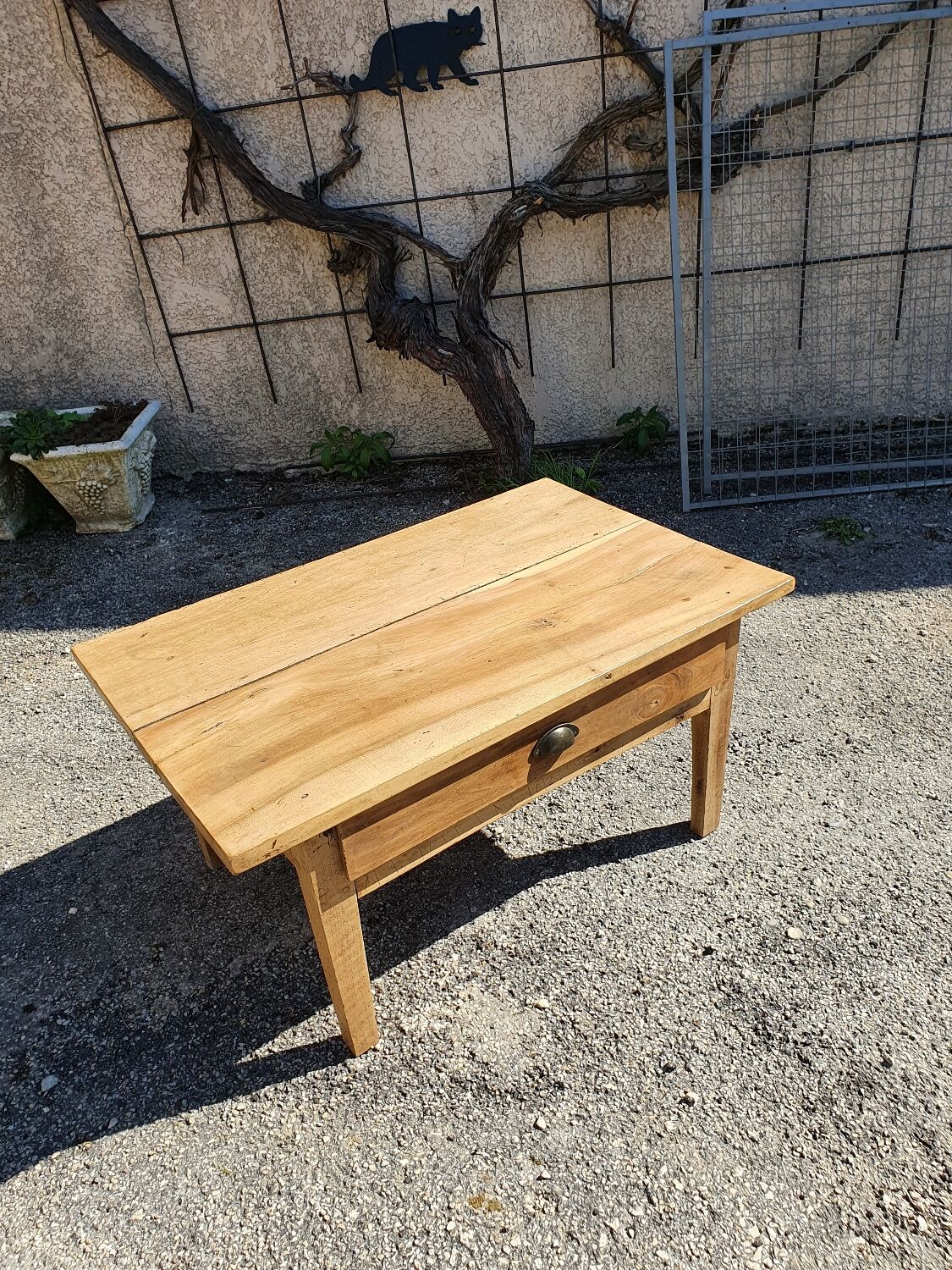 Walnut coffee table