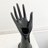 Black ceramic ring hand