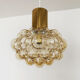 Bubble glass pendant lamp by Helena Tynell for Glashütte Limburg