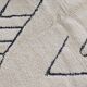 Traditional handmade beni ouarin rug size 150 x 250 cm