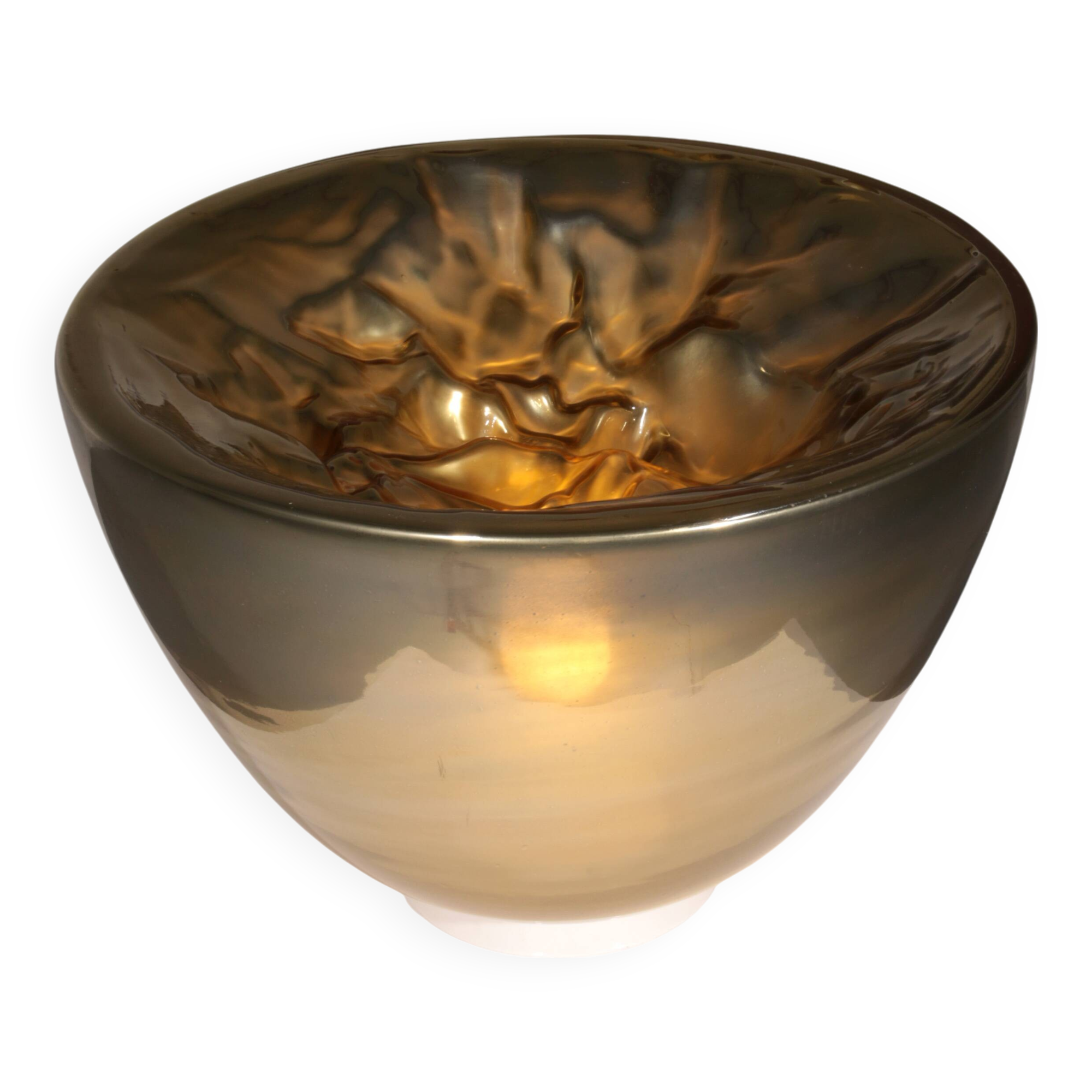 Murano Glass Table or Floor Lamp by Carlo Nason for Mazzega (1970s)