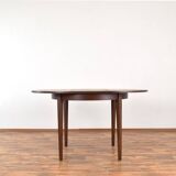 Table à manger extensible en chêne polonais du milieu du siècle, années 1960.