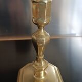 Pair of gilded bronze candlesticks