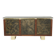 Brutalist Belgian enfilade in rosewood, resin, and brass from around 1970.
