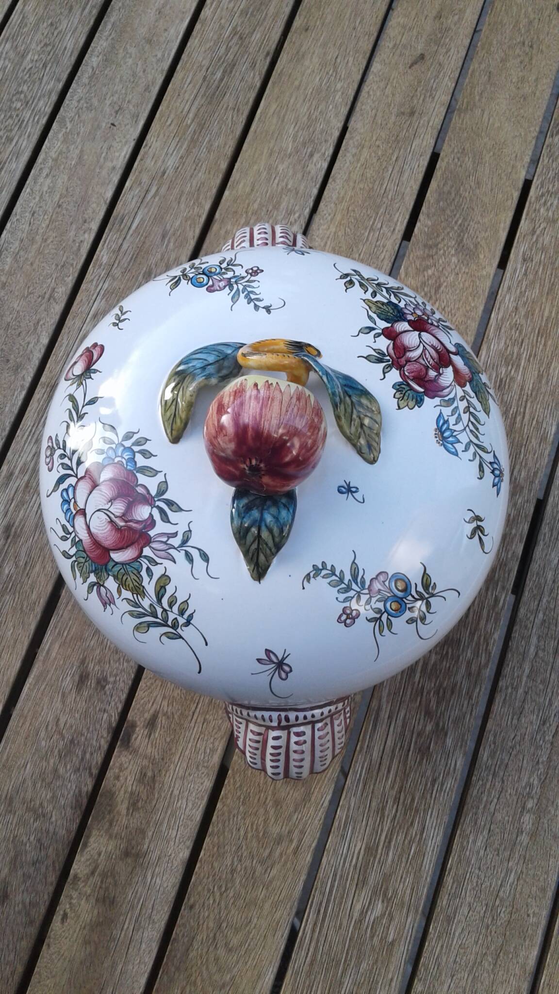 Earthenware soup tureen