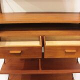 Danish vintage teak shelf, 1960s