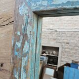 Burmese teak mirror