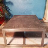 1960s slate coffee table