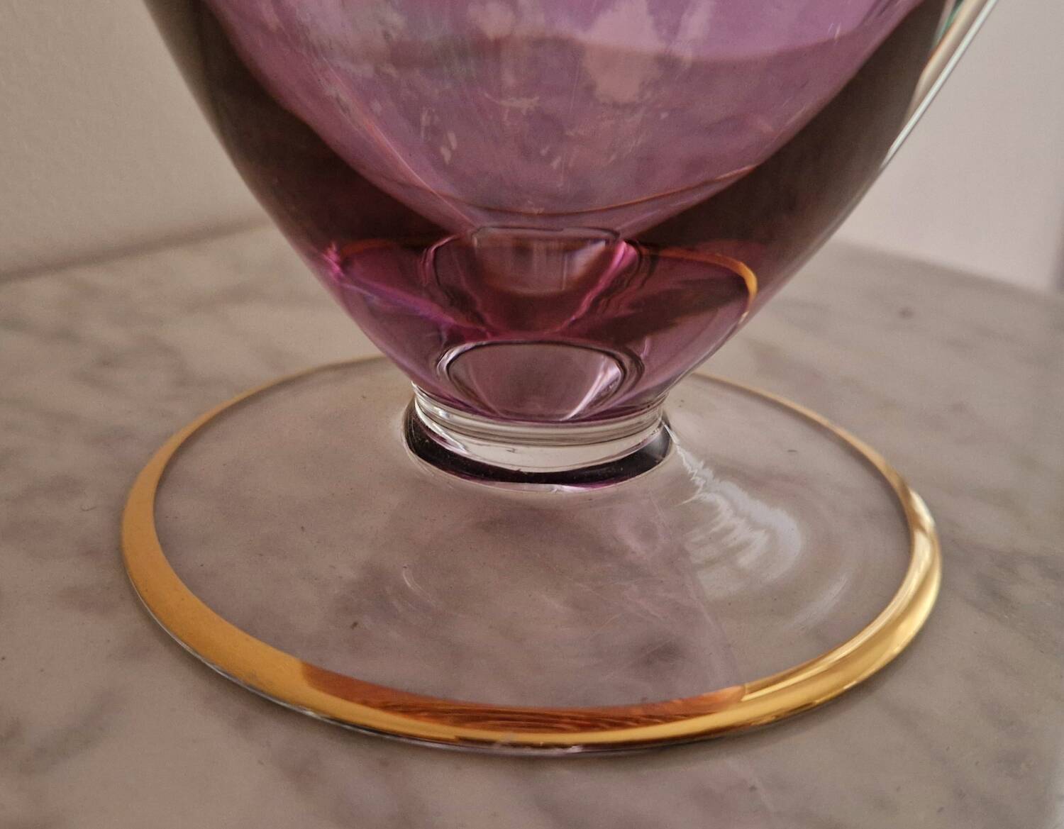 Carafe à liqueur verre soufflé