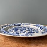 Set of 5 hollow plates and 1 flat plate John and William Ridgway, Opaque China, Dresden 1830