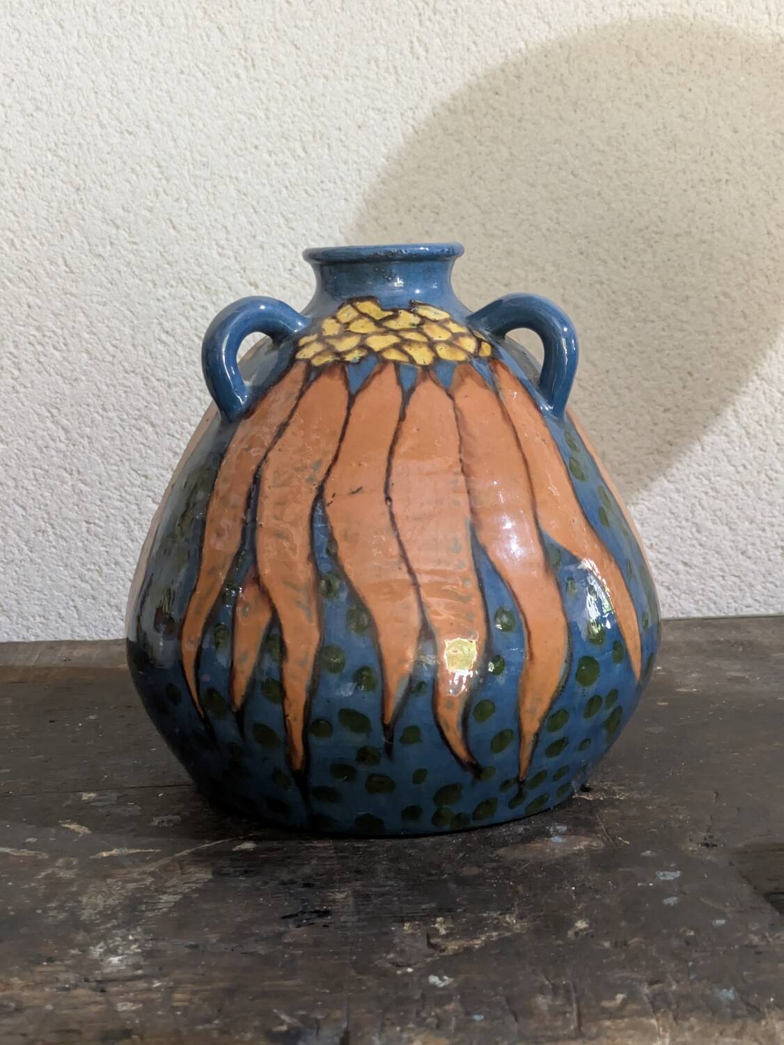 Émile Simonod ceramic vase – Art Deco – Rare piece