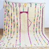 Colorful moroccan berber carpet 297 x 194 cm