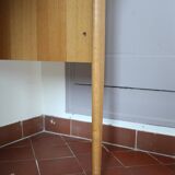 Scandinavian light wood desk