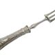 Fourchette à rôtir en argent classique, France, années 1880