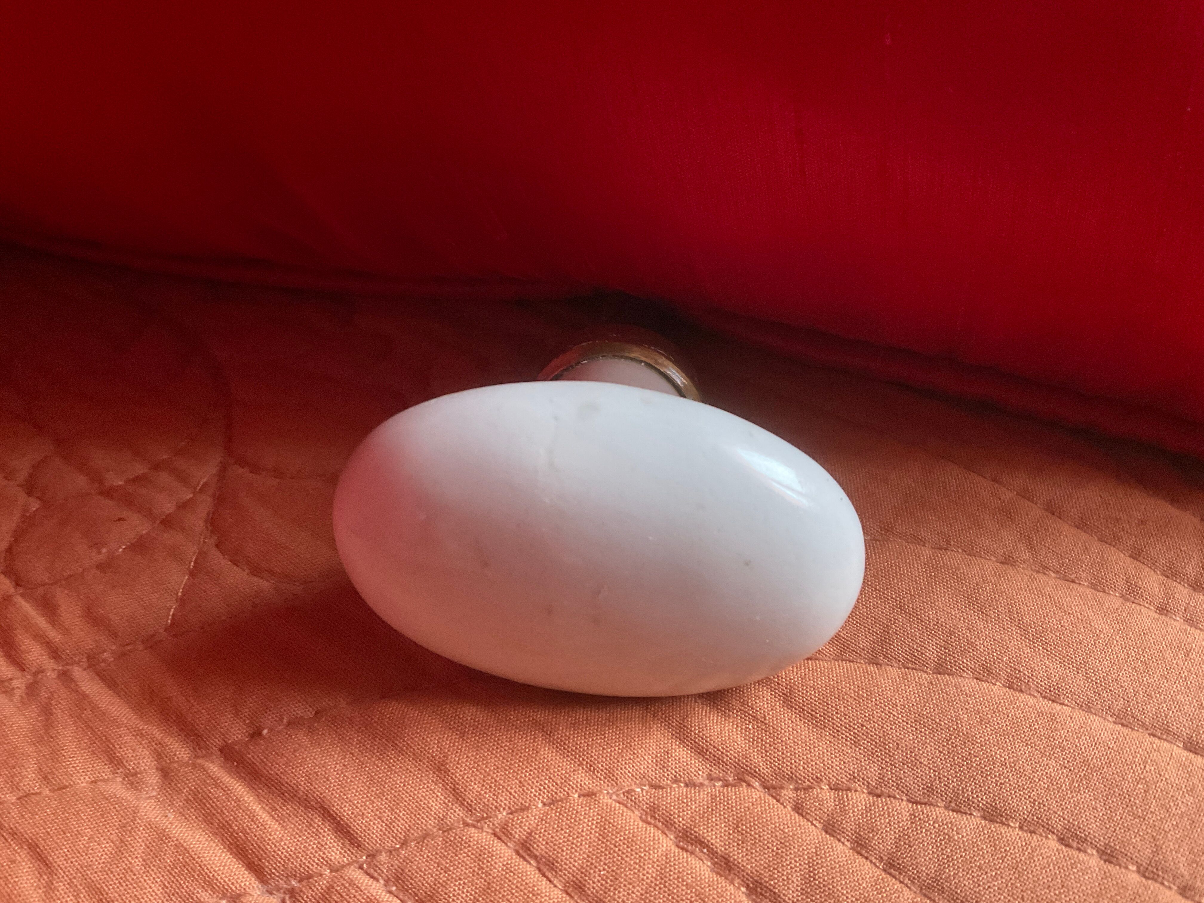 Porcelain door knob handle