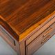 Danish executive desk in rosewood with black leather inlay from Søren Willadsen Møbelfabrik, 1960s