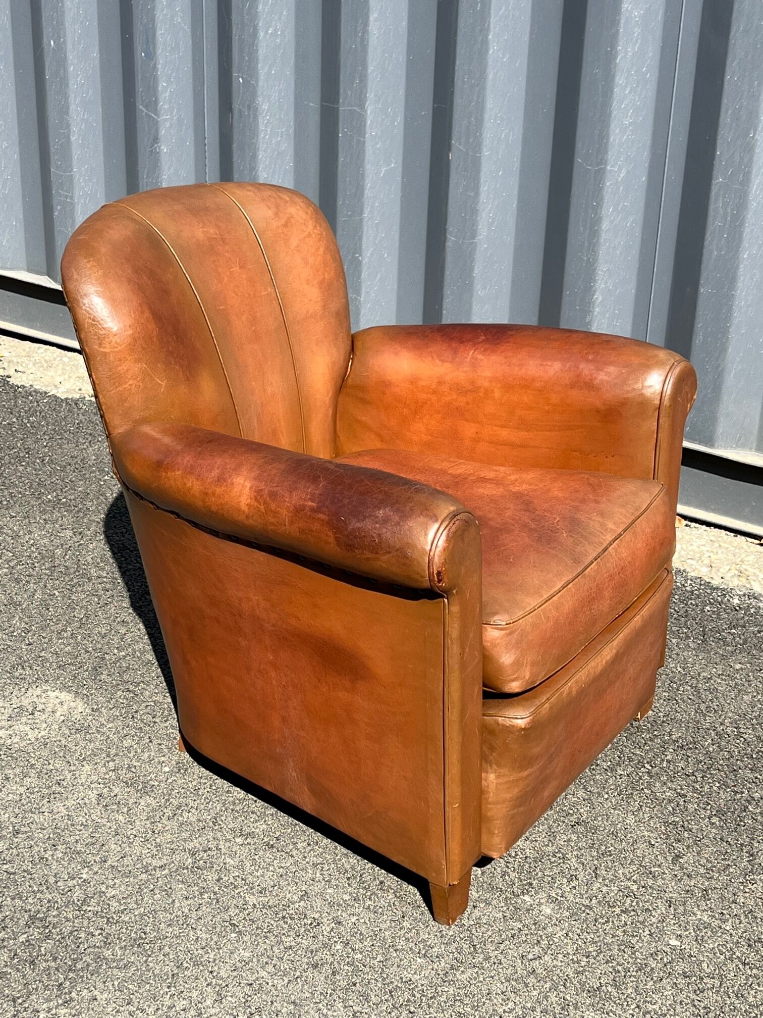 Leather clubs pair from the 1950s