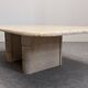 Travertine coffee table, Italy circa 1970