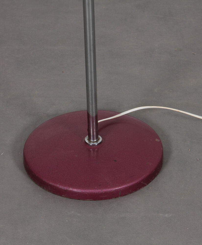 Vintage metal floor lamp published by Lidokov, circa 1960