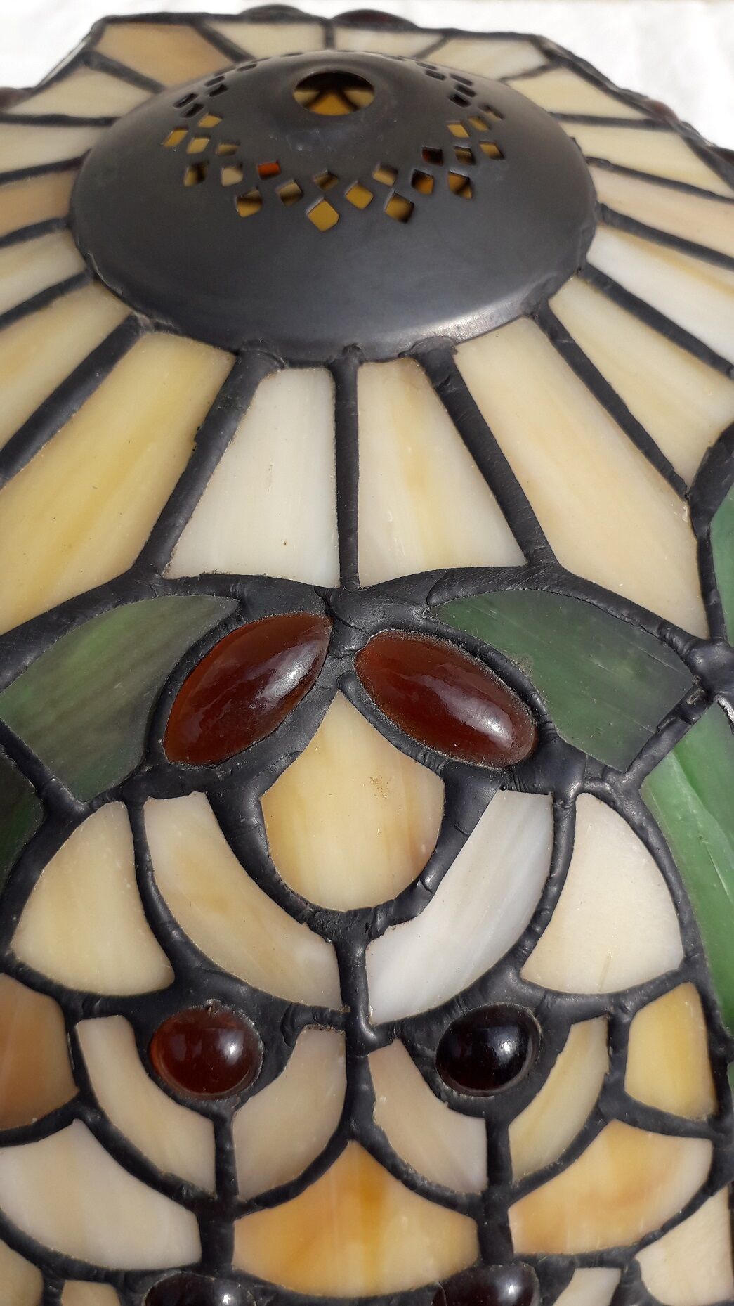 Stained glass lampshade