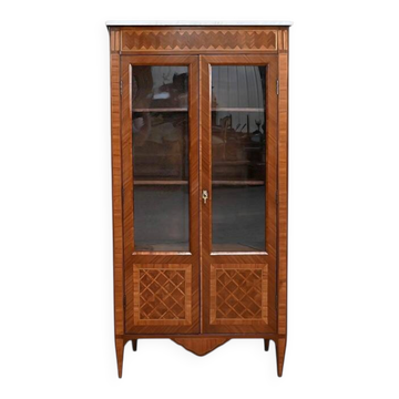 Small marquetry library, Louis XVI style – early 20th century
