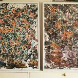 Tableau bouquet de fleurs Djino Simigaliya