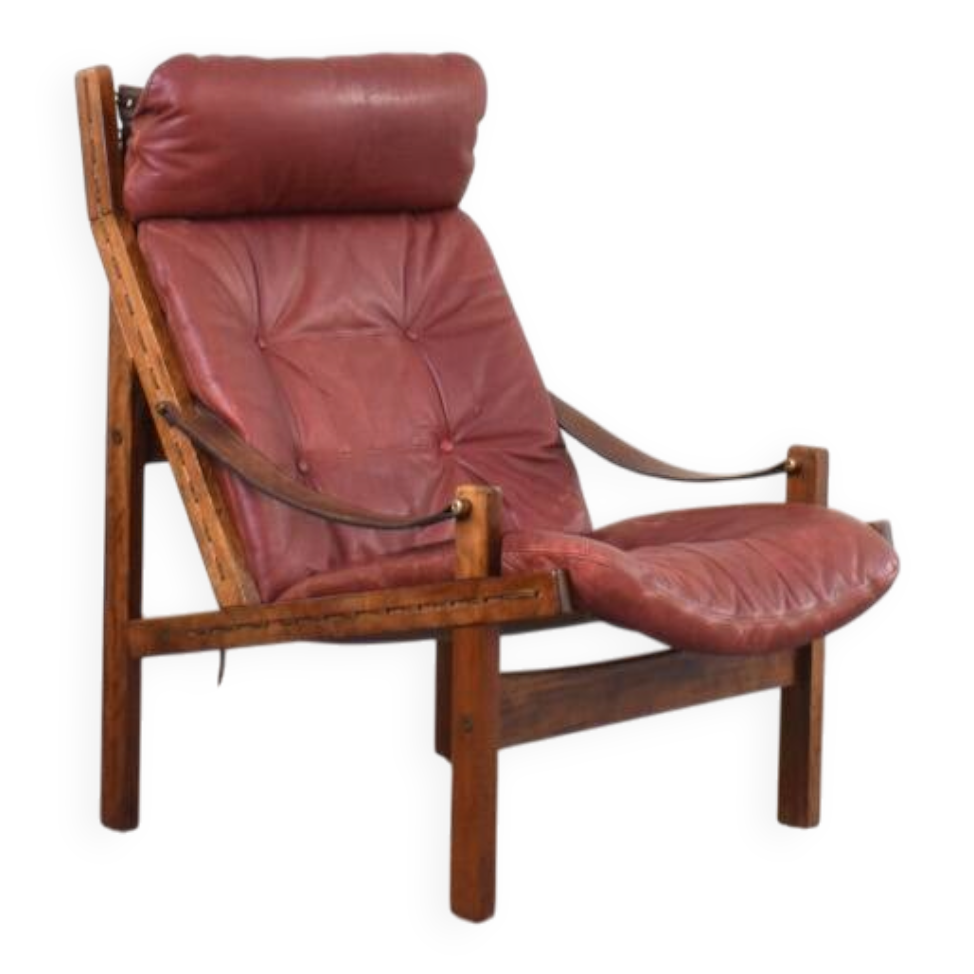 Mid-Century Hunter Lounge Chair by Torbjørn Afdal for Bruksbo, 1960s.